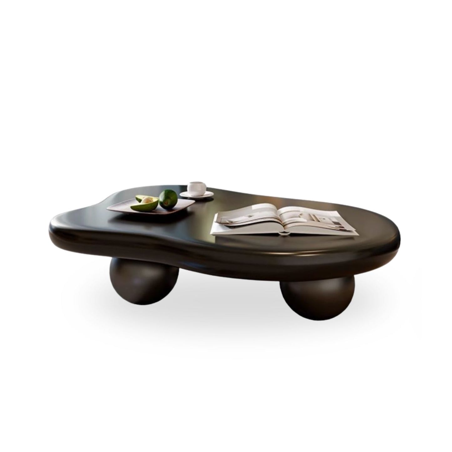 Mesa de Centro Irregular Negro Sphere