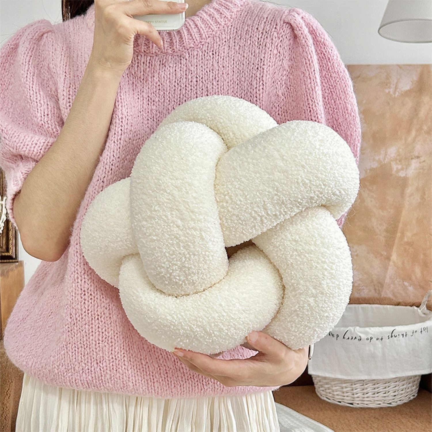Cojín Nudo Nude Bouclé Deco