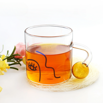 Set 2 Tazas para Café Diseño Arte 180ml