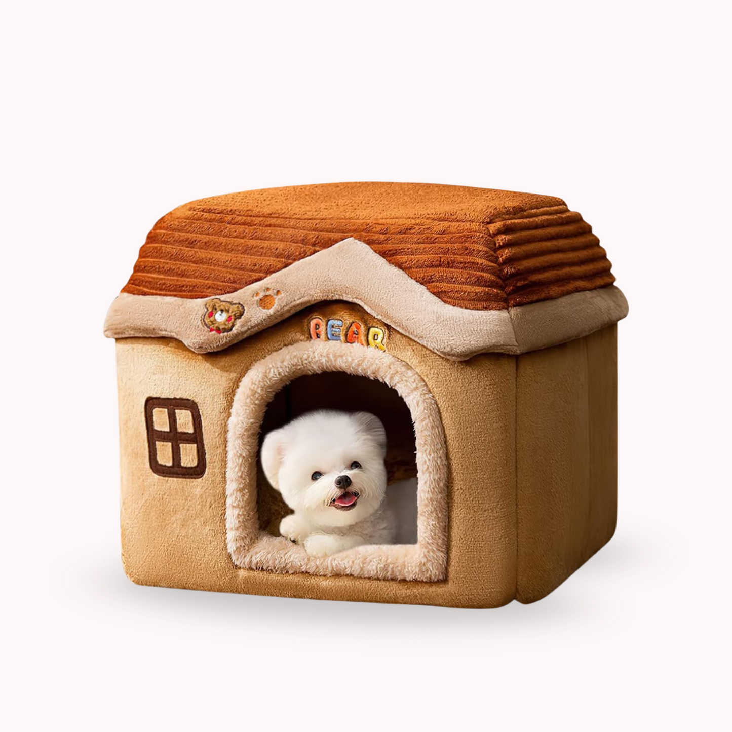 Cama Tipo Casa Para Perros