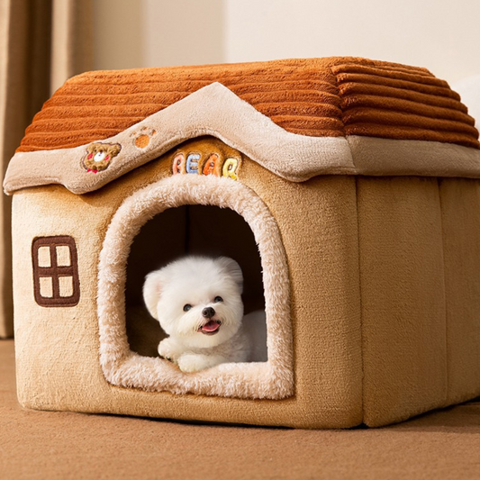 Cama Tipo Casa Para Perros