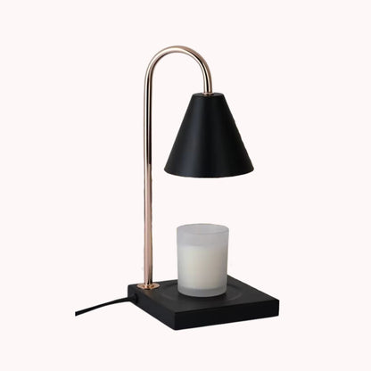 Lampara Calentadora de Velas con Temporizador Negra