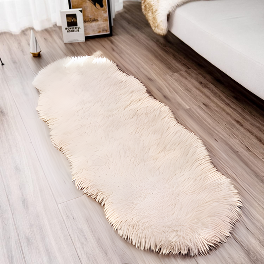 Alfombra Bajada de Cama Beige