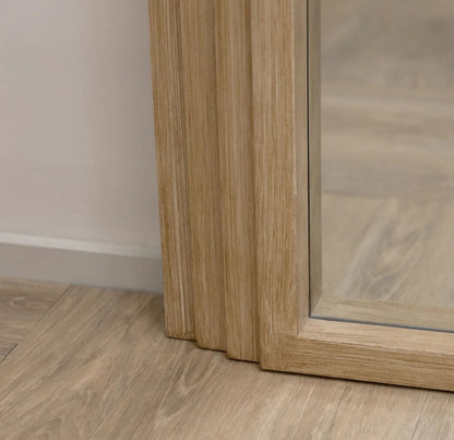 PREVENTA - Espejo Arco Escalonado Café Cuerpo Entero 200x100cm