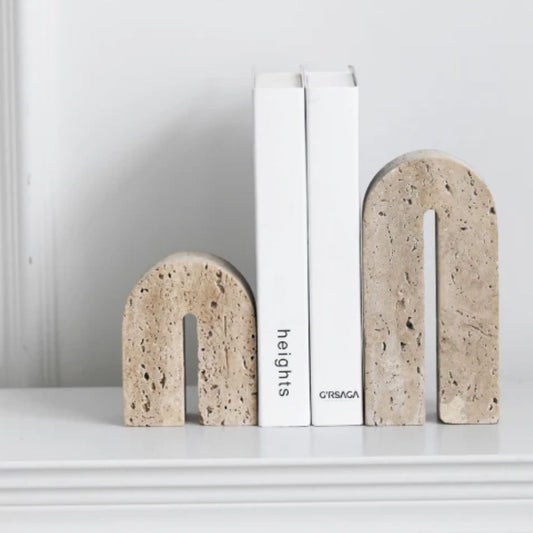 Arco Escultural Piedra Travertino Decorativo Grande