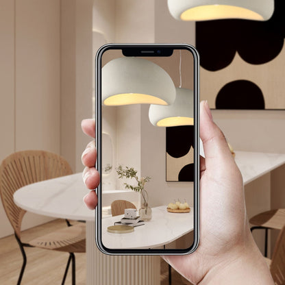 Lampara de Techo Wabi Sabi Crema 80cm