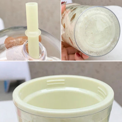 Vaso con Bombilla Hello Gorgeous 430ml Amarillo