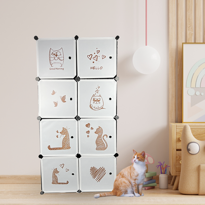 Closet Armable Infantil Gatitos Grande