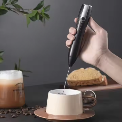 Batidor de Café Inalámbrico con Soporte