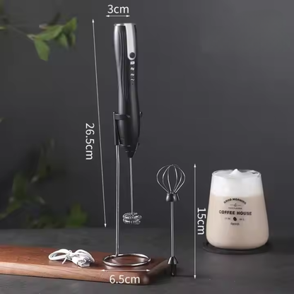 Batidor de Café Inalámbrico con Soporte