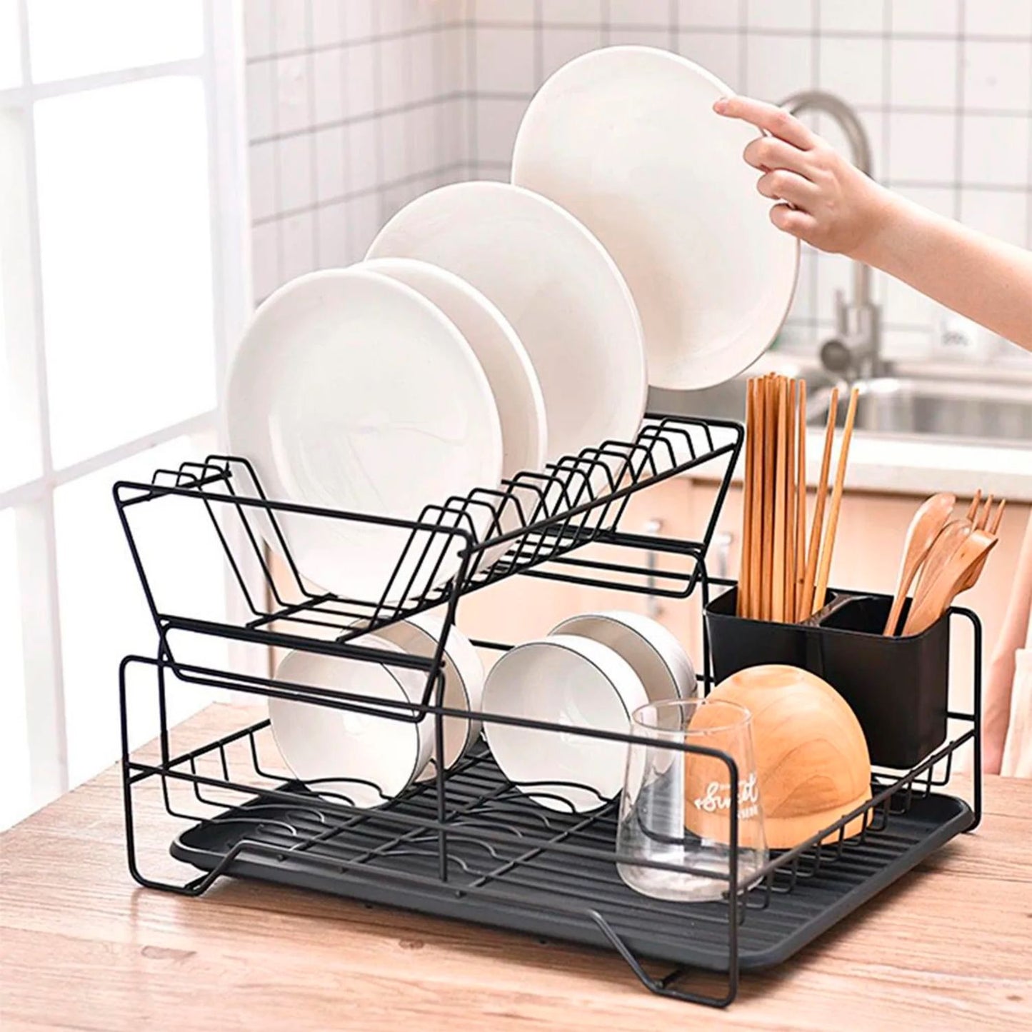 Secaplatos Desmontable 2 Niveles