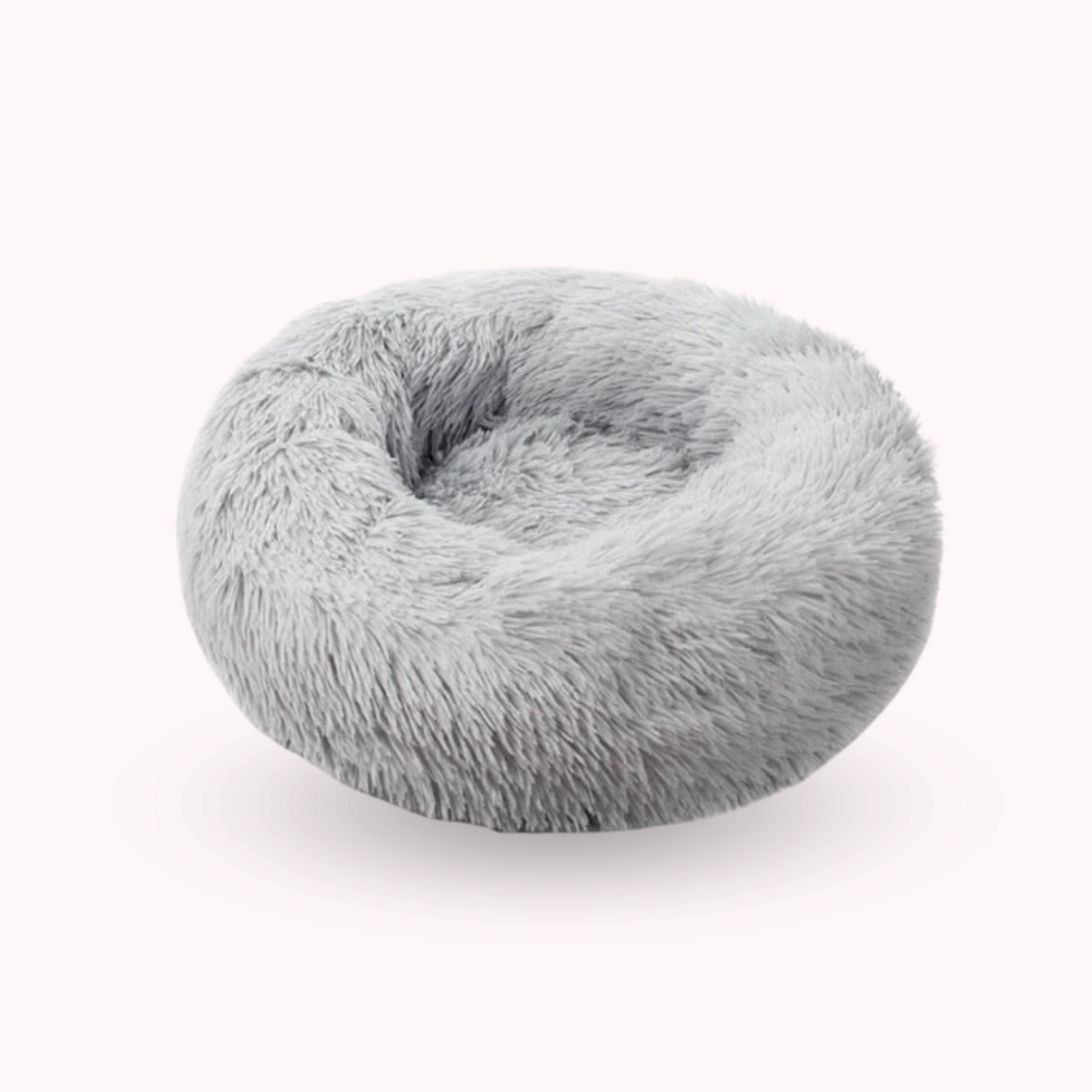 Cama para Mascotas Felpa Gris 60cm