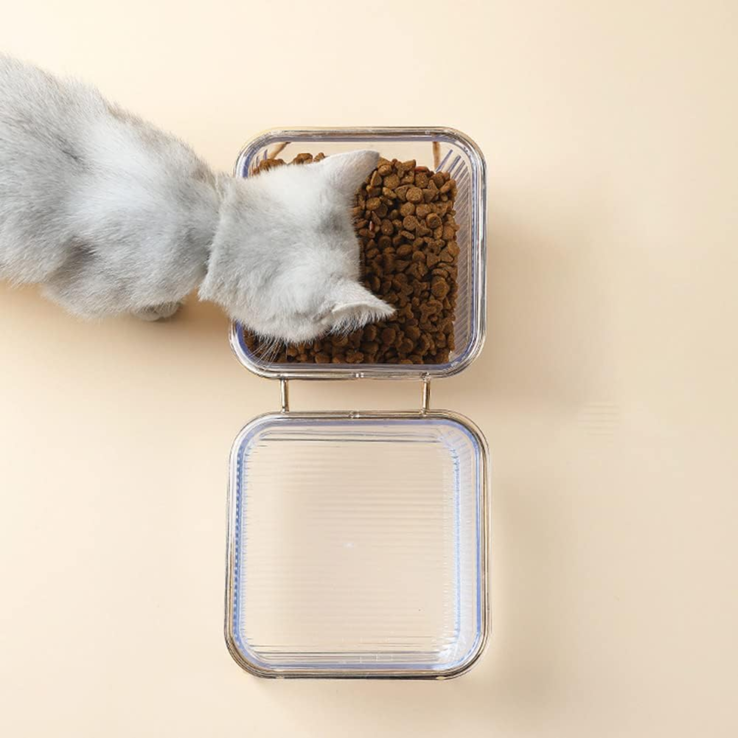 Plato para Mascotas Elevado Doble
