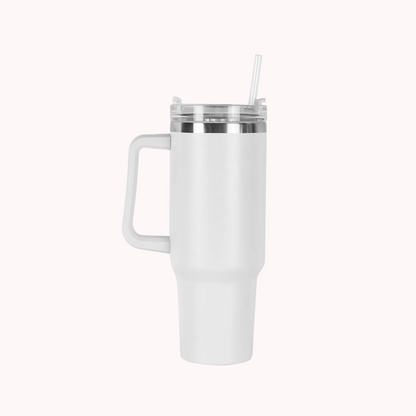 Vaso Termico con Asa Blanco 1200 ml