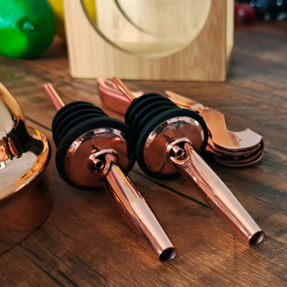 Set de Coctelería Metálico Rosa