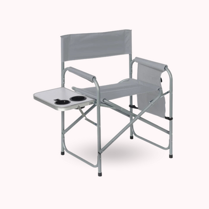 Silla Camping Plegable con Mesa