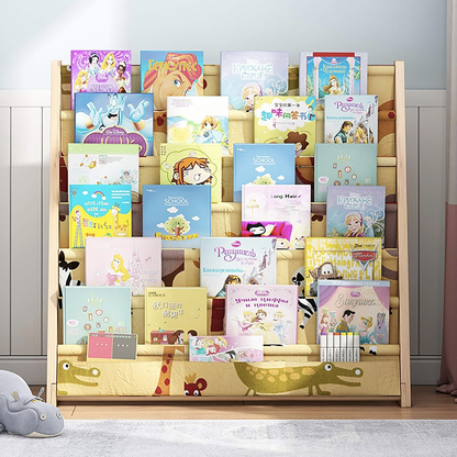 Librero de Madera Diseño Animalitos