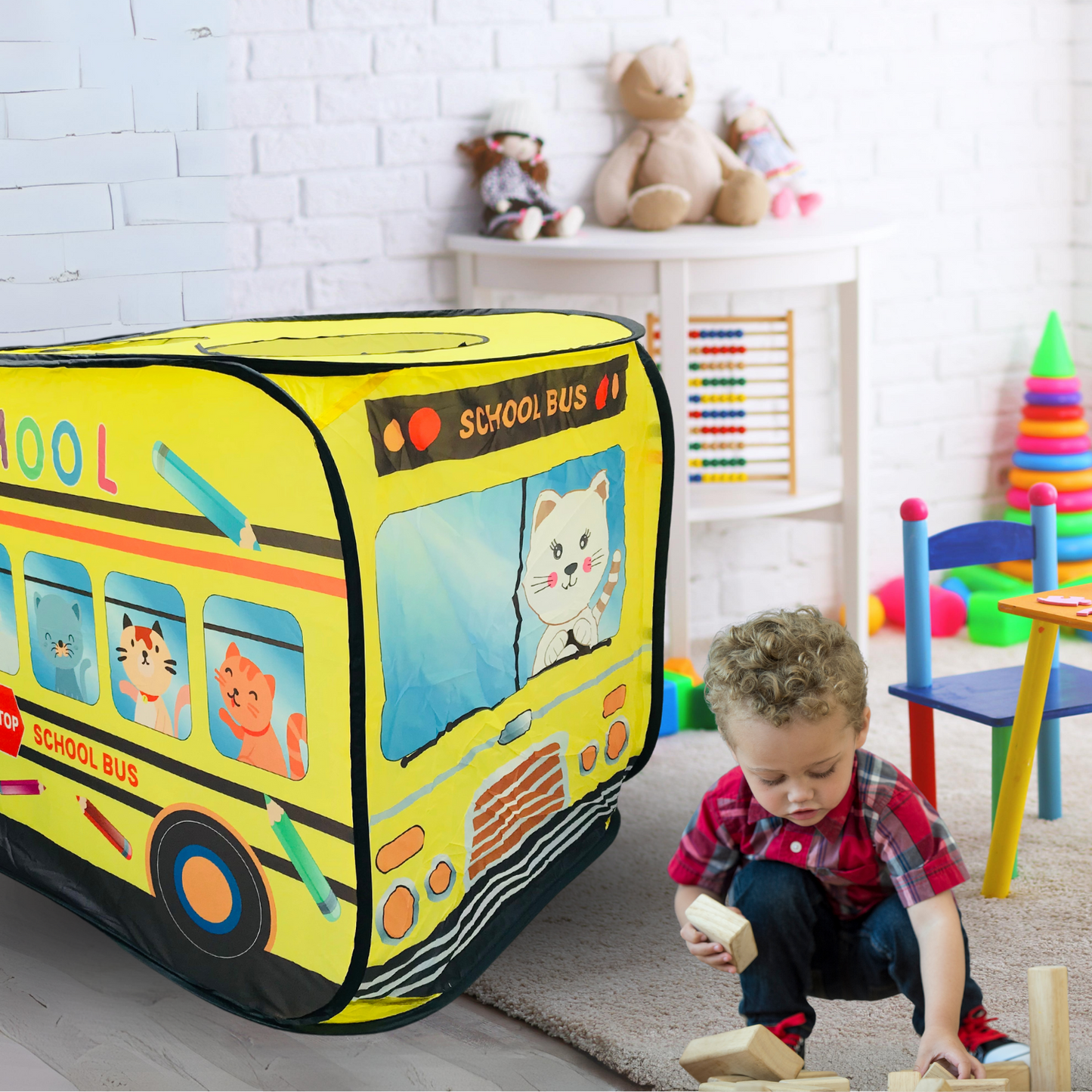 Carpa para Niños Bus Escolar