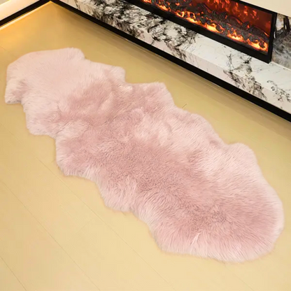 Alfombra Bajada de Cama Rosa