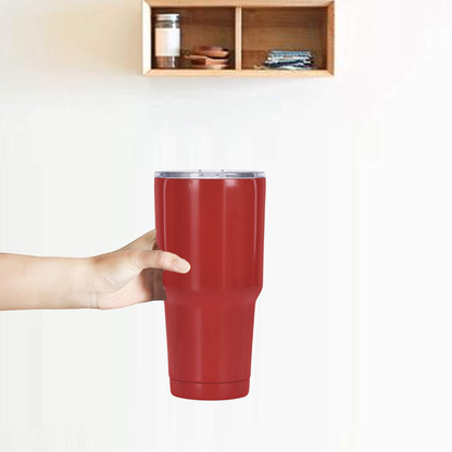 Vaso Termico Acero Inoxidable 900 Ml Rojo