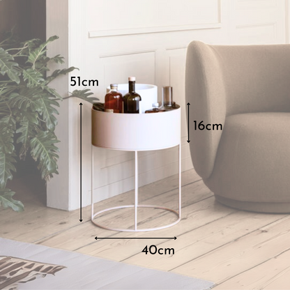 Mesa de Centro y Lateral con Almacenamiento