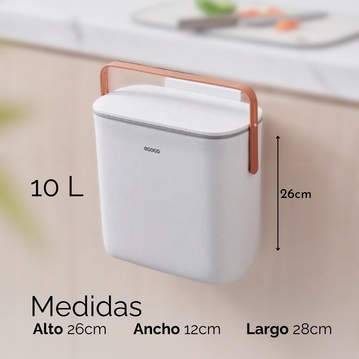 Basurero para Cocina Colgante Multiuso