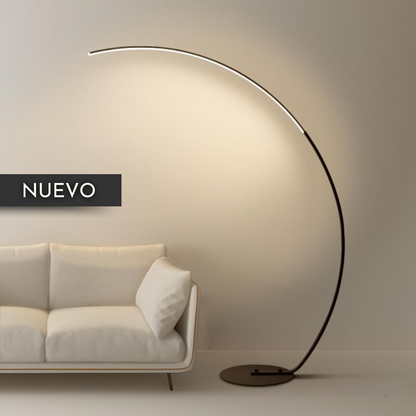 Lámpara de Pie Curva Led