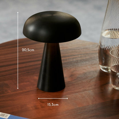 Lámpara Led de Mesa Recargable Negro