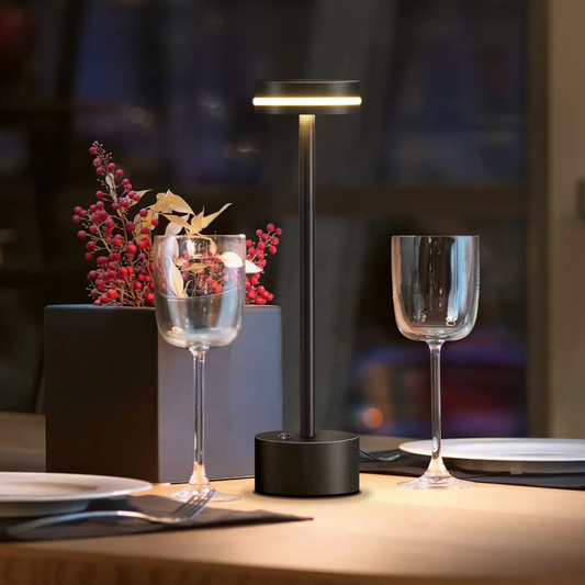 Lámpara Led Alta Recargable Negro