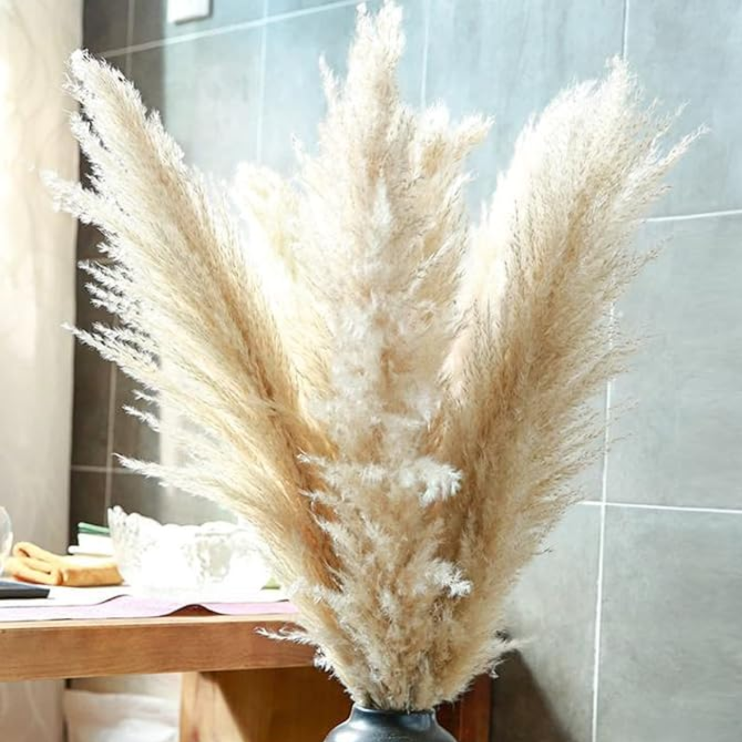 Ramo 10 Pampas Secas Decorativas XL