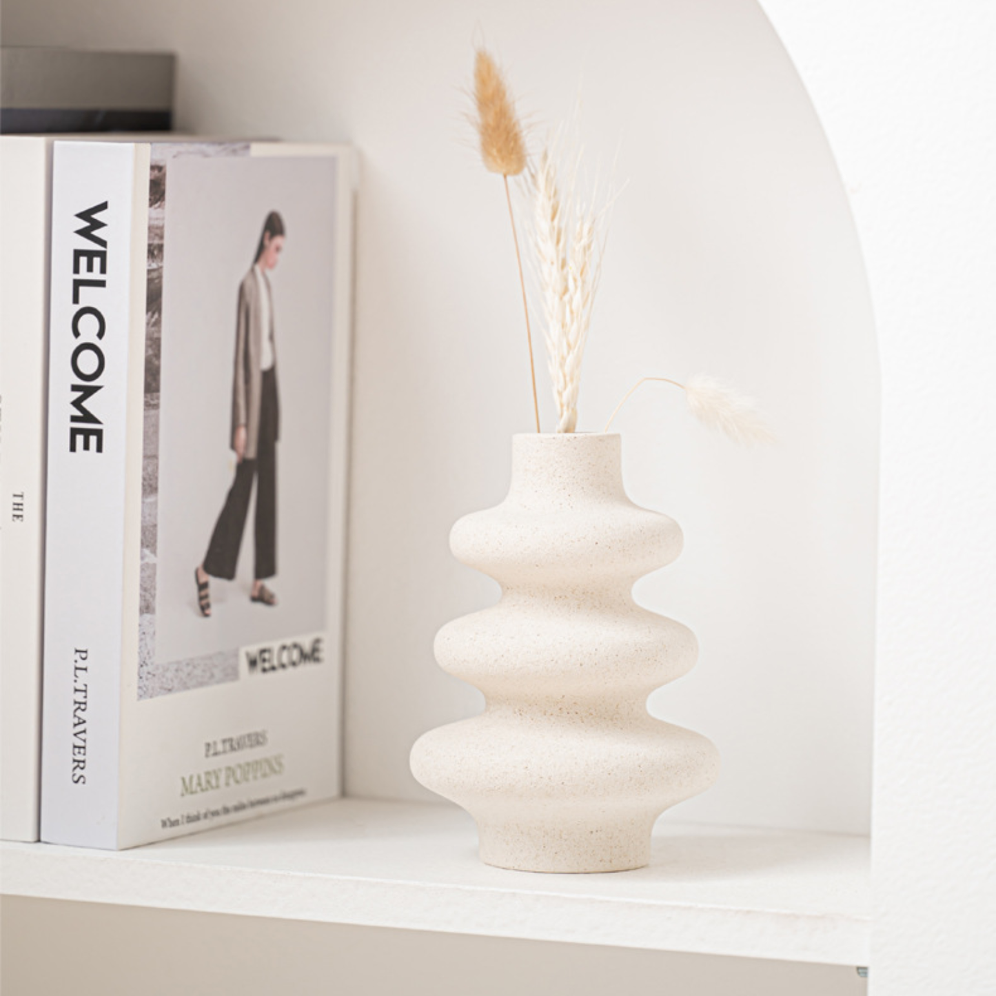 Set 3 Floreros Cerámica Nórdicos