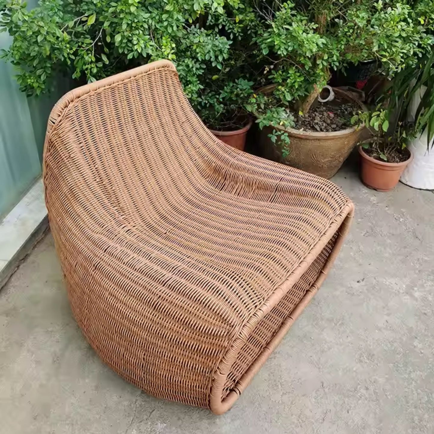 Poltrona Terraza y Balcon Ratan Minimalista