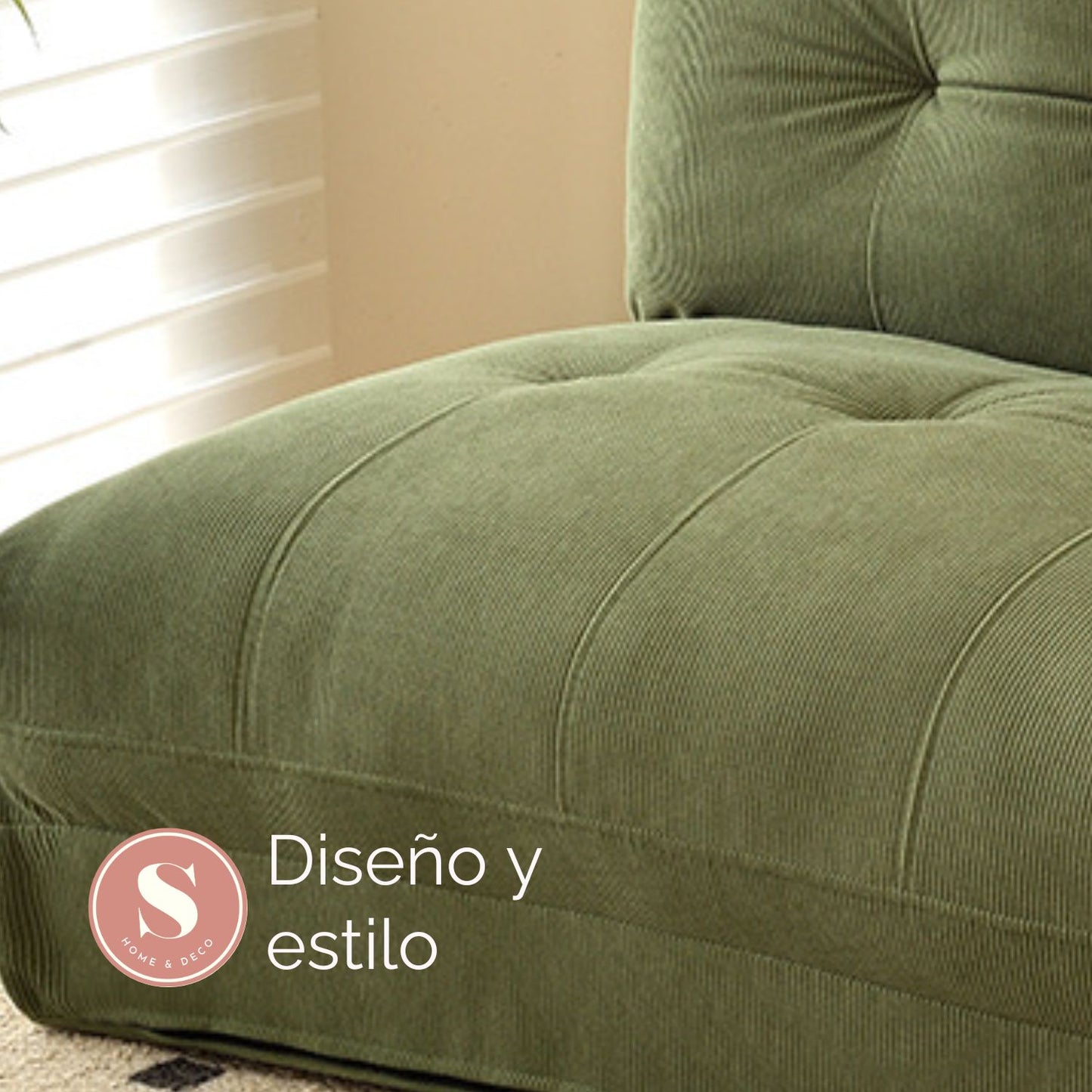 Sofá Cama Plegable Verde