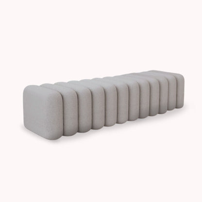 Banqueta Deco Acolchado Sherpa
