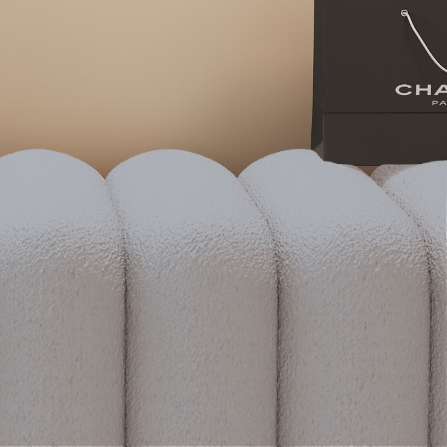 Banqueta Deco Acolchado Sherpa