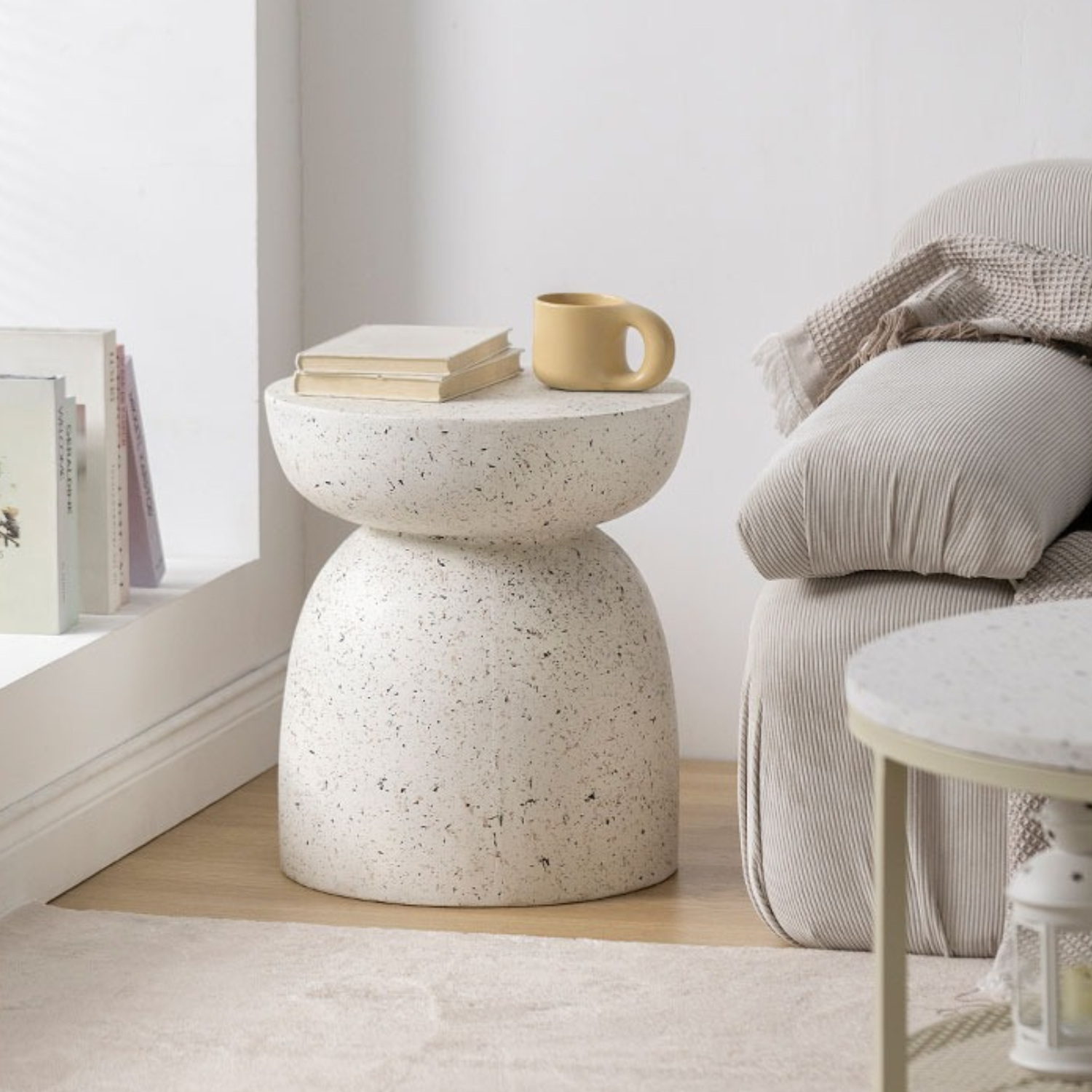 Mesa de Centro Geométrica Estilo Nórdico