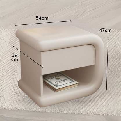 PREVENTA - Velador Gardenia Derecho Ecocuero