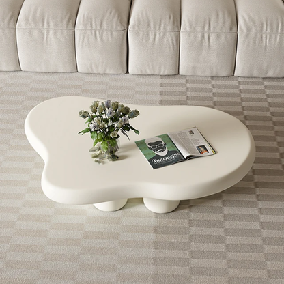 Mesa de Centro Irregular Blanca