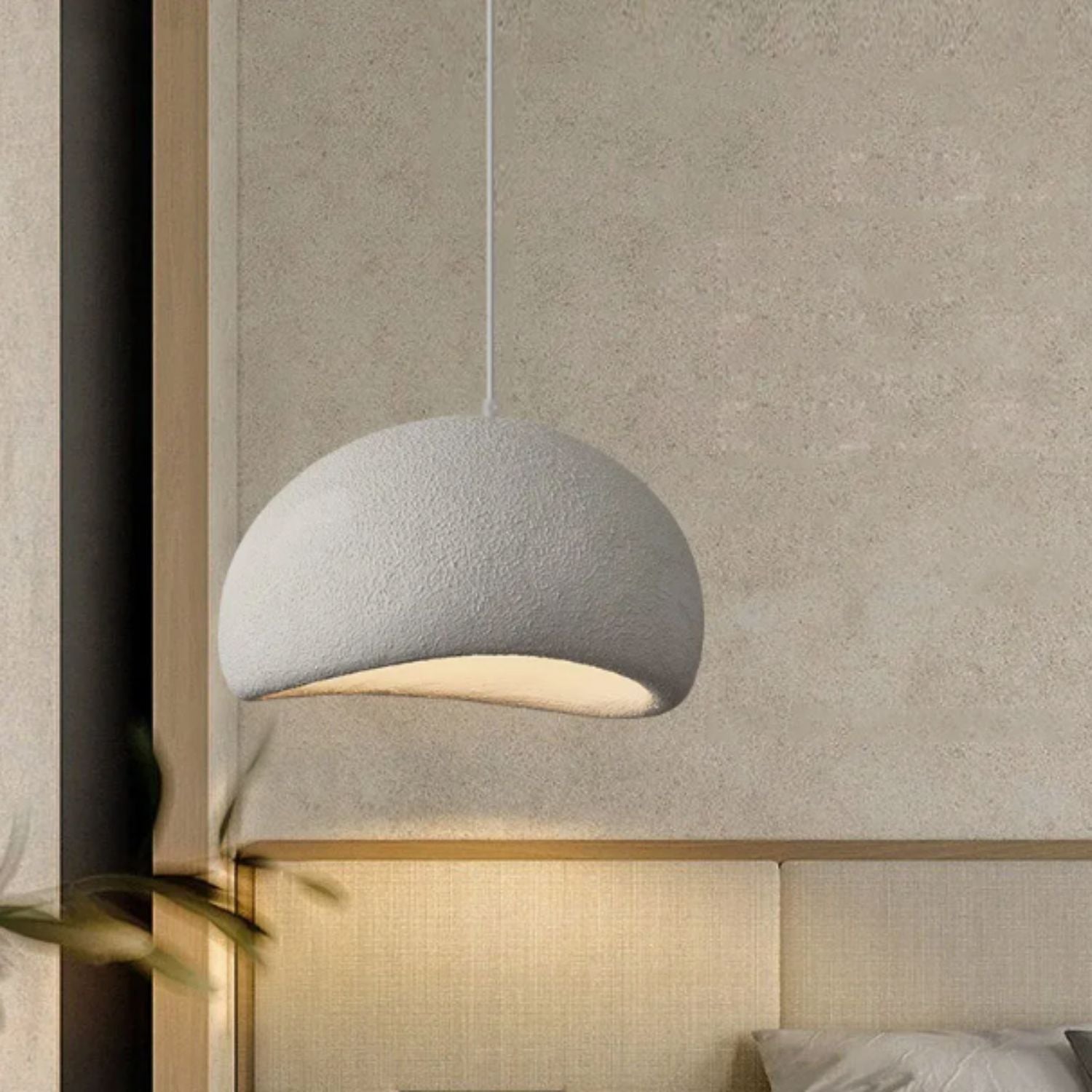Lampara de Techo Wabi Sabi Crema 40cm