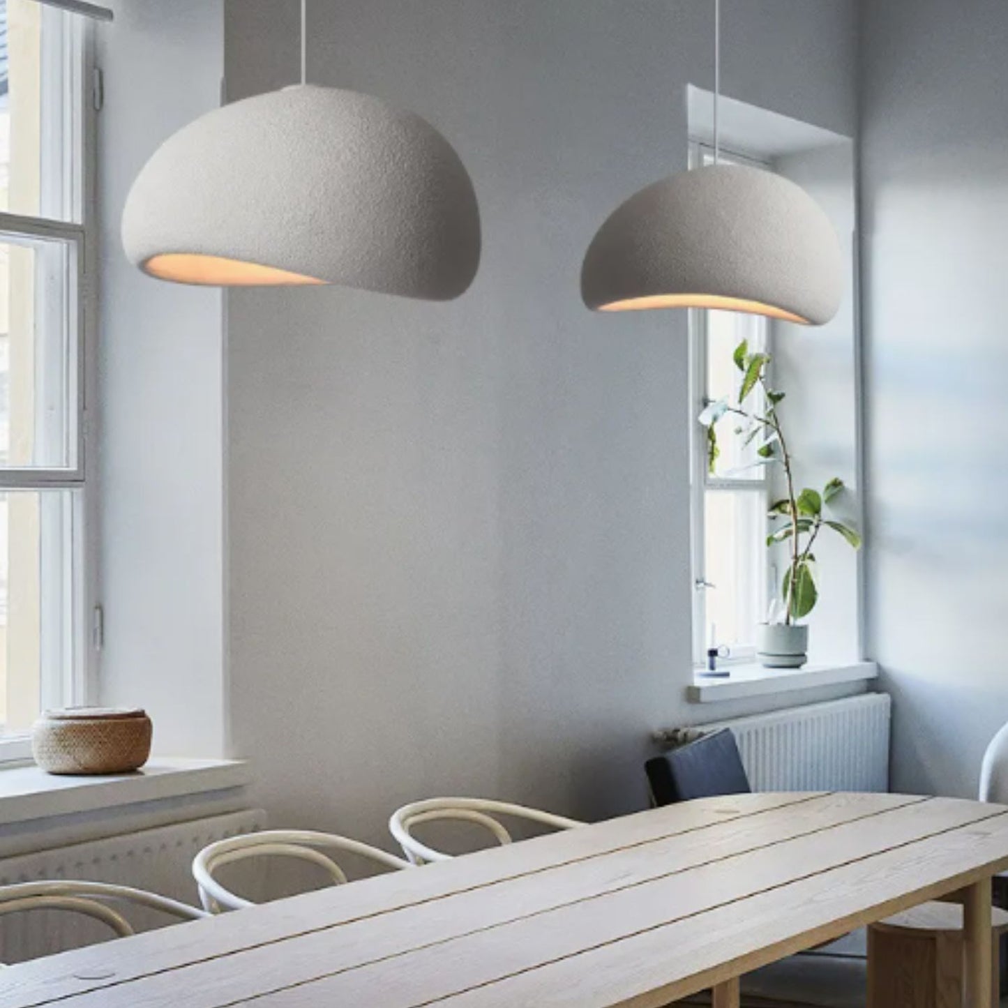 Lampara de Techo Wabi Sabi Crema 40cm