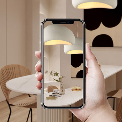 Lampara de Techo Wabi Sabi Crema 40cm