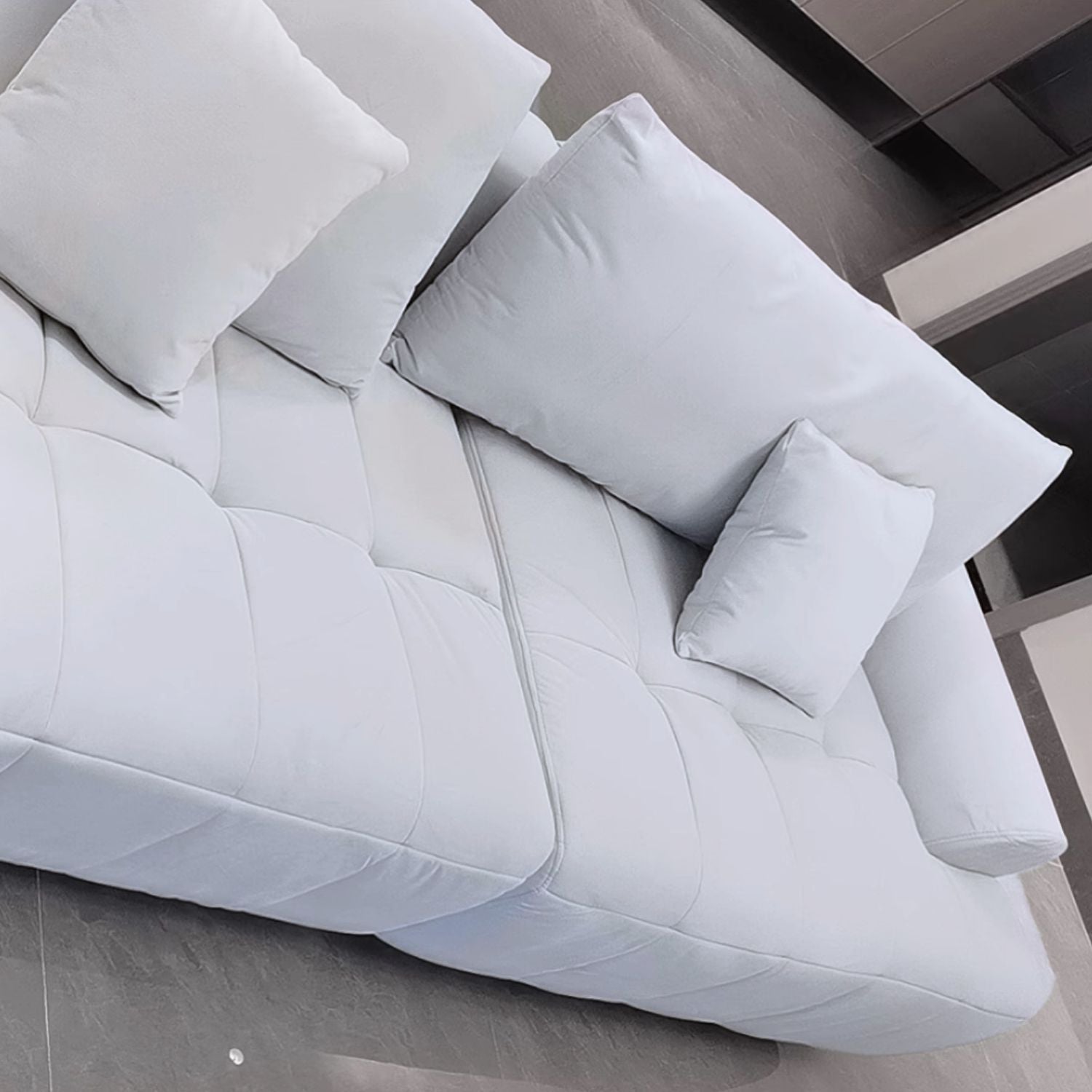 Sofa Seccional Moderno Blanco Lounge 300cm