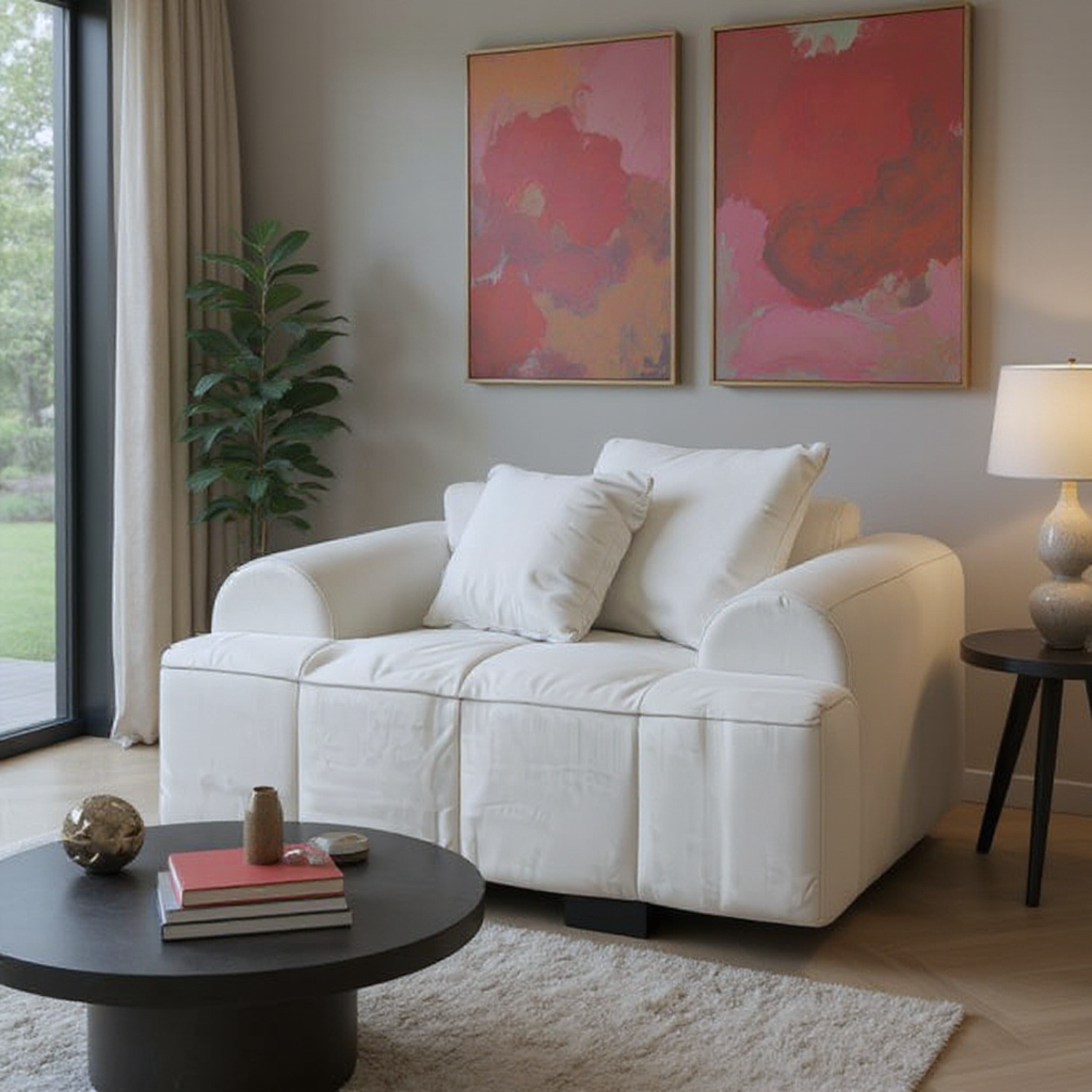 Sofa Moderno Poltrona Blanco Lounge