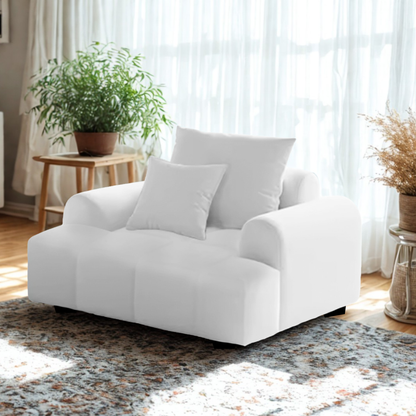 Sofa Moderno Poltrona Blanco Lounge