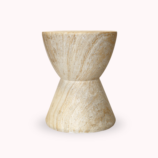 Mesa Lateral Estilo Piedra Cáliz