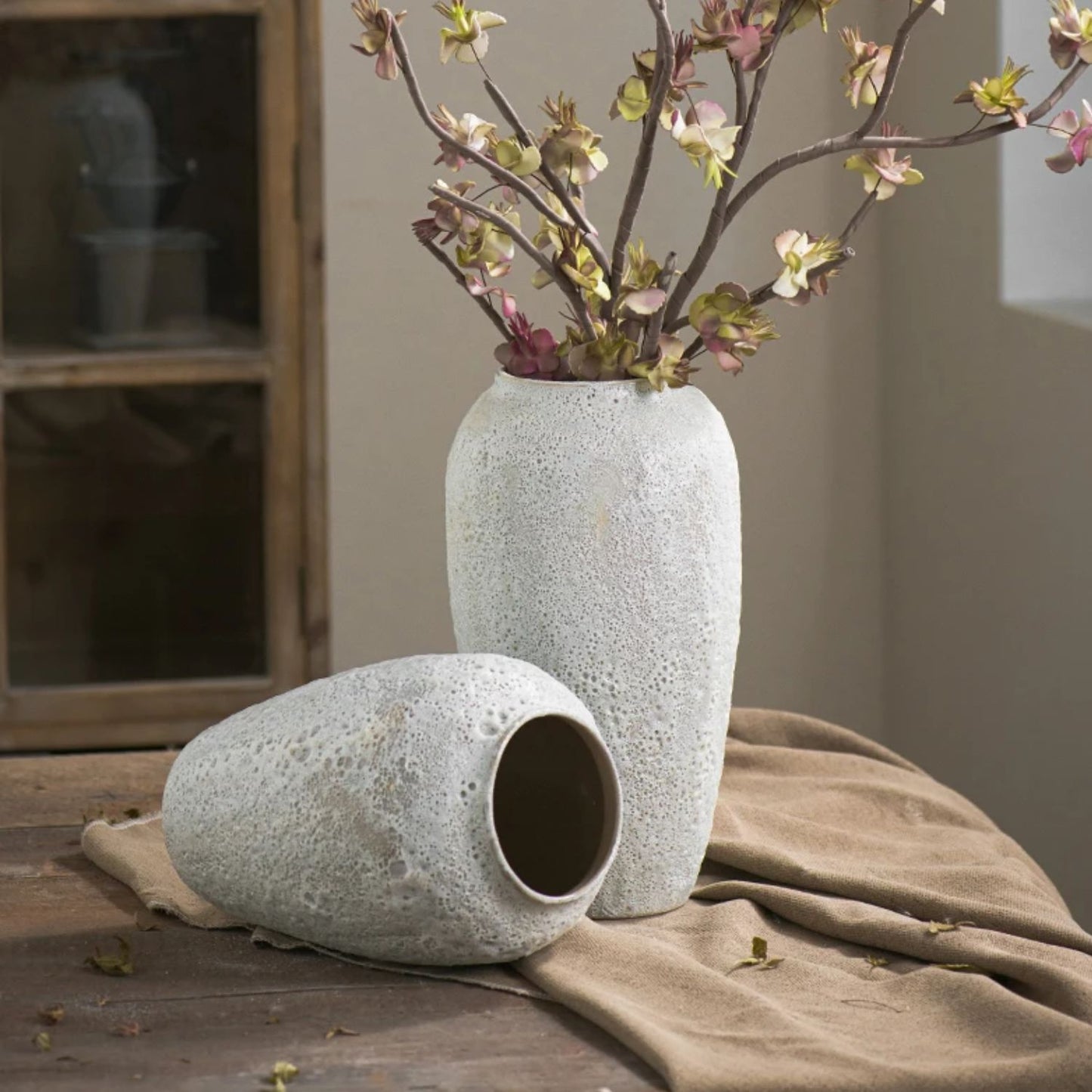 Macetero Jarron Ceramica Artesanal Mediano