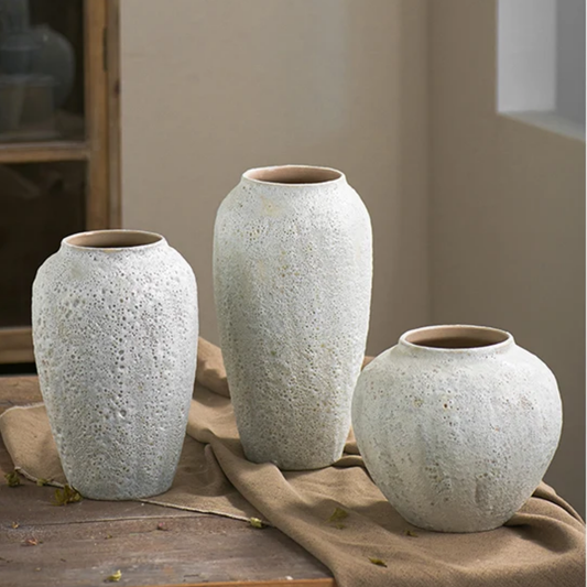 PREVENTA - Macetero Jarron Ceramica Artesanal