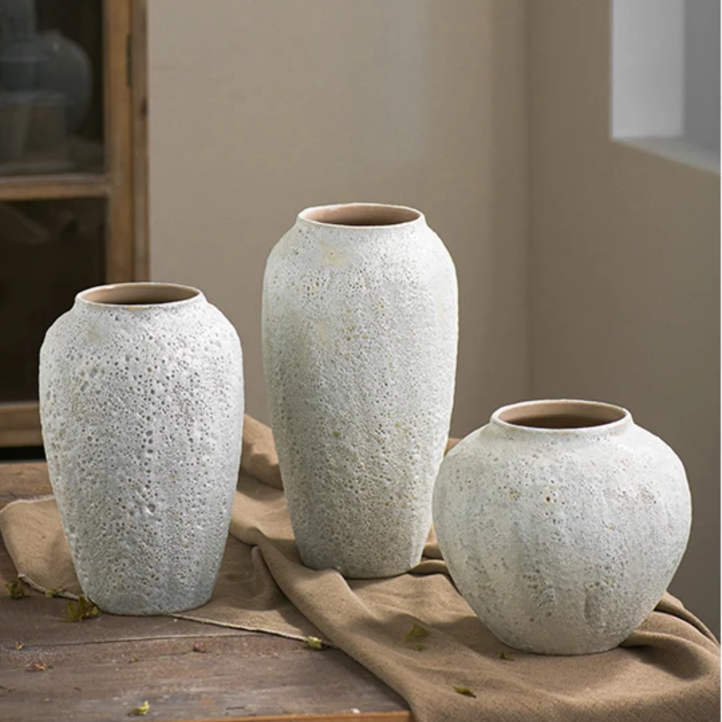 Macetero Jarron Ceramica Artesanal Pequeño