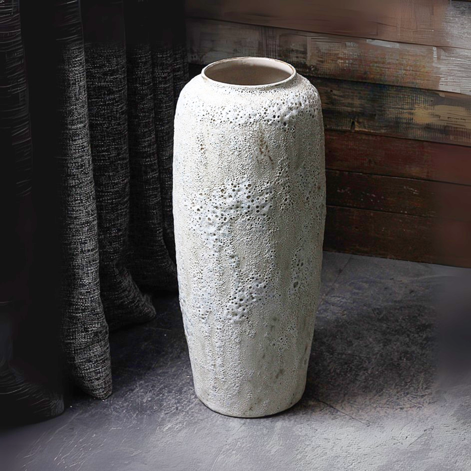 PREVENTA - Macetero Jarron Ceramica Rústico Grande