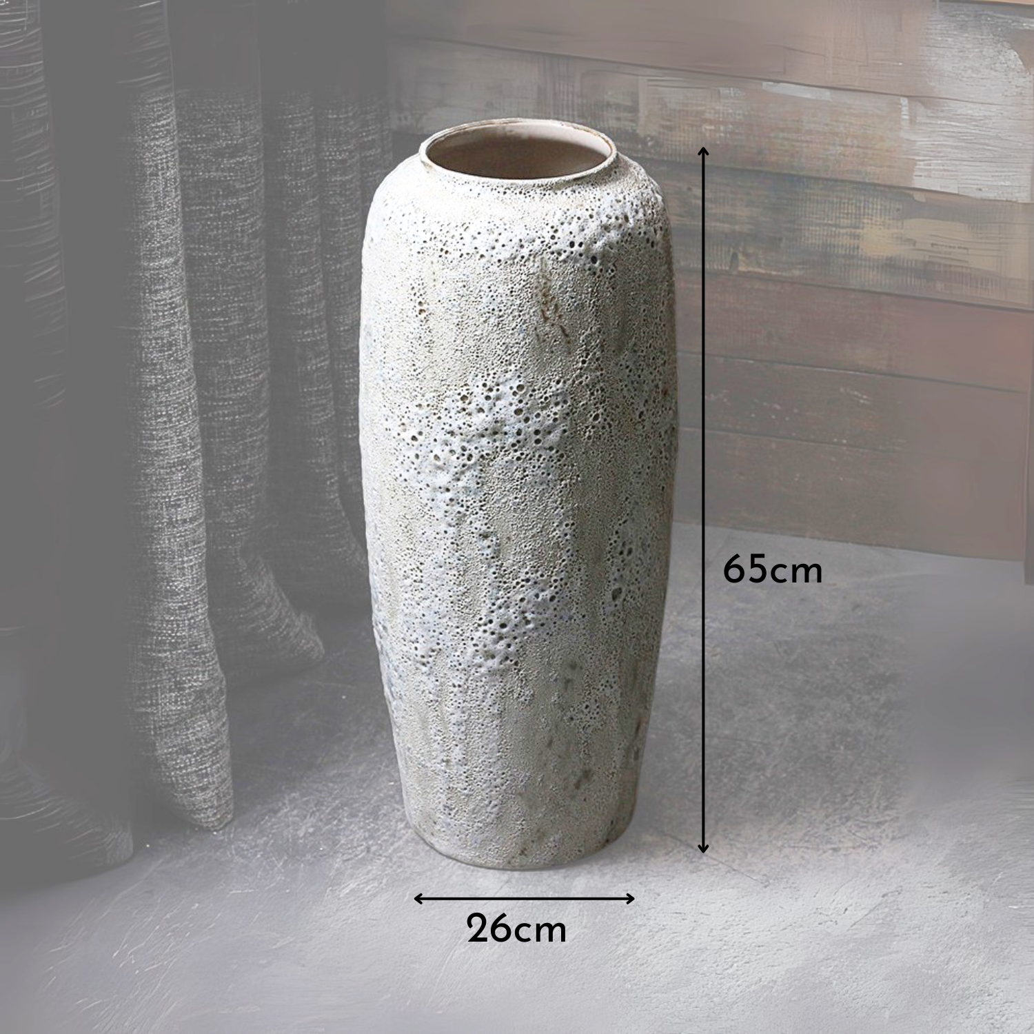 PREVENTA - Macetero Jarron Ceramica Rústico Grande